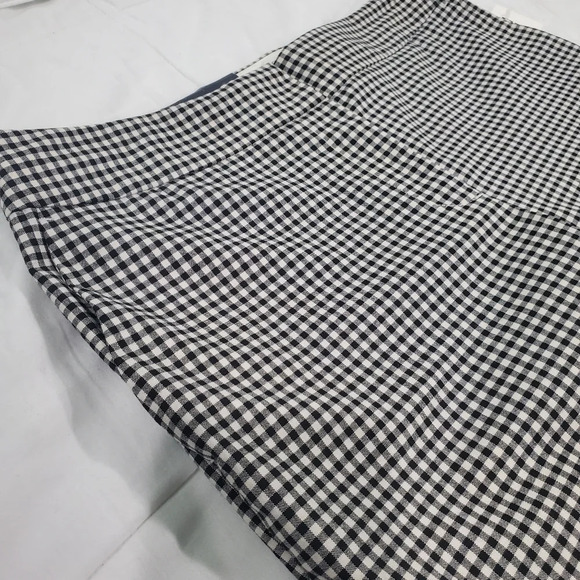 Liz Claiborne New York Jackie Straight Leg Slacks Checkered Sz 10 - Picture 3 of 10
